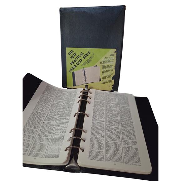 H Revell Other - The Practical Loose-Leaf Bible King James Version 1st Edition Fleming H Revell
